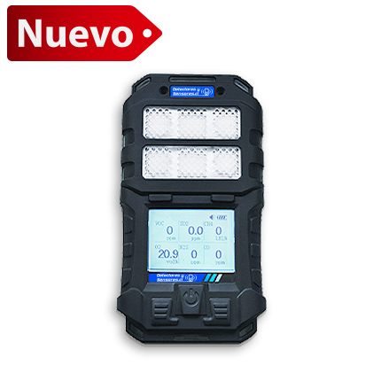 NUEVO Detector 6 Gases Portátil LEL, O2, H2S, CO, CO2, NH3